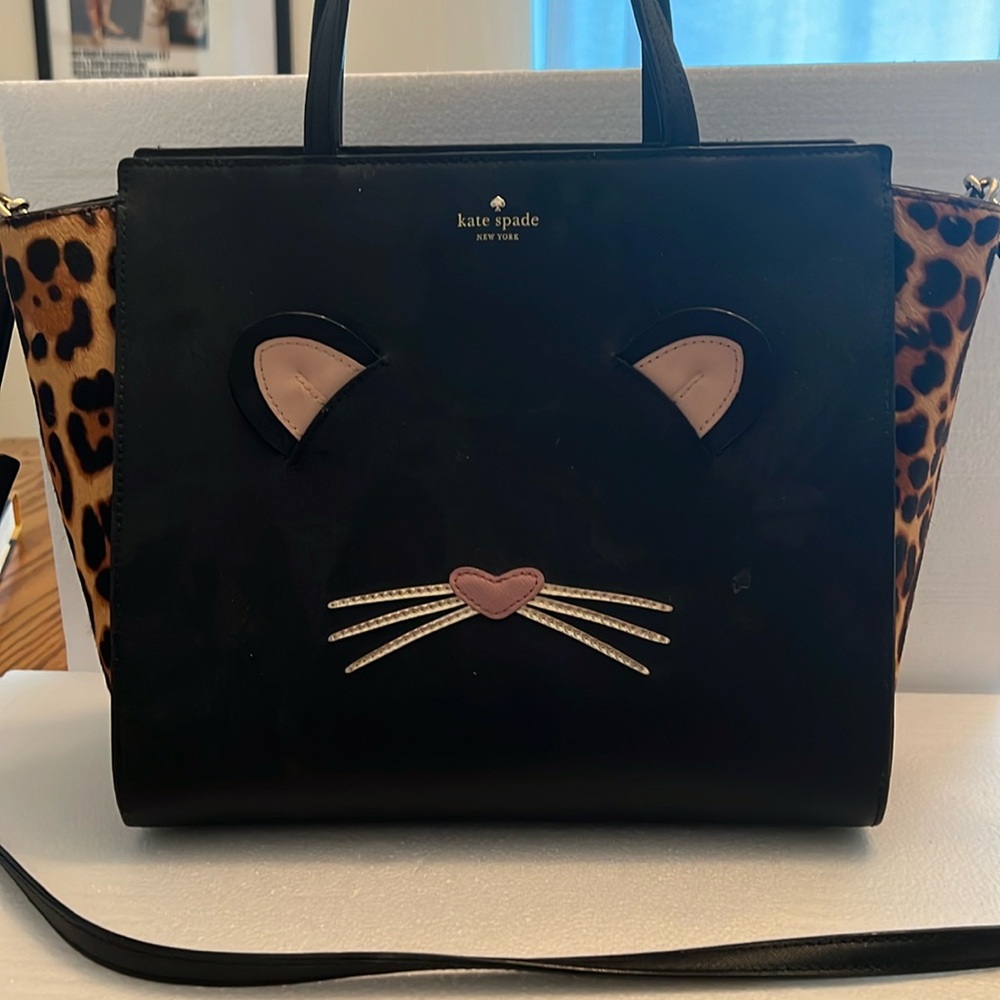 Kate Spade Run Wild Leopard Cat Hayden Purse
